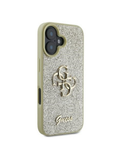 GUESS case for IPHONE 16 Plus GUHCP16MHG4SGD (Fixed Glitter Big 4G) gold 2