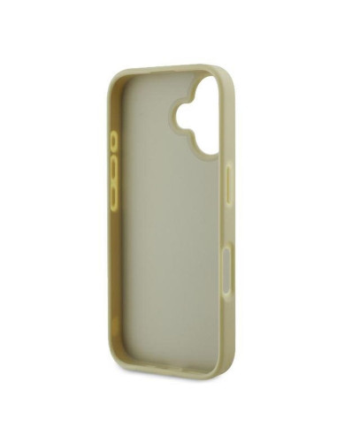 GUESS case for IPHONE 16 Plus GUHCP16MHG4SGD (Fixed Glitter Big 4G) gold