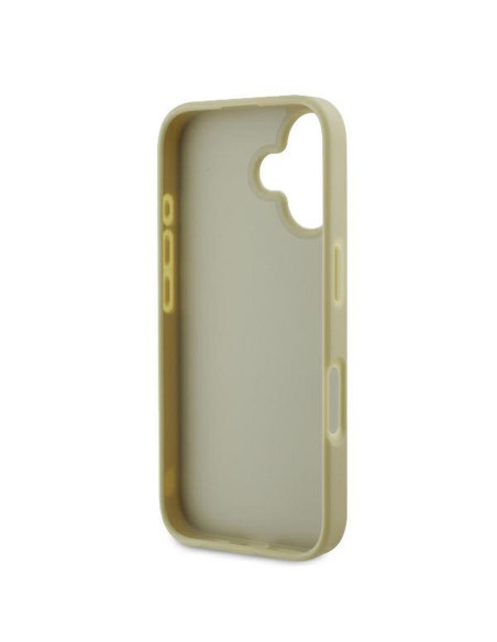 GUESS case for IPHONE 16 Plus GUHCP16MHG4SGD (Fixed Glitter Big 4G) gold