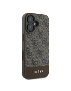 GUESS case for IPHONE 16 Plus GUHCP16MG4GLBR (PC/TPU 4G PU Bottom Stripe) brown 2