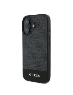 GUESS case for IPHONE 16 Plus GUHCP16MG4GLGR (PC/TPU 4G PU Bottom Stripe) grey 2