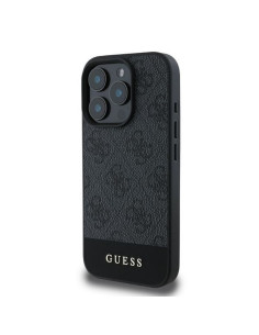 GUESS case for IPHONE 16 Pro Max GUHCP16XG4GLGR (PC/TPU 4G PU Bottom Stripe) grey 2