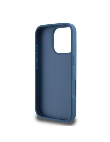 GUESS case for IPHONE 16 Pro Max GUHCP16XG4GLBL (4G PU Bottom Stripe) blue