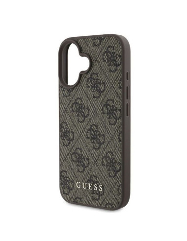 GUESS case for IPHONE 16 GUHCP16SG4GFBR (PU 4G Classic) brown