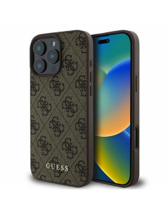 GUESS case for IPHONE 16 Pro GUHCP16LG4GFBR (PU 4G Classic) brown