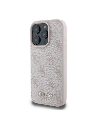 GUESS case for IPHONE 16 Pro GUHCP16LG4GFPI (PU 4G Classic) pink