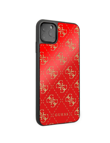 ETUI ORIGINAL Hardcase GUESS GUHCN654GGPRE iPhone 11 Pro Max ROUGE