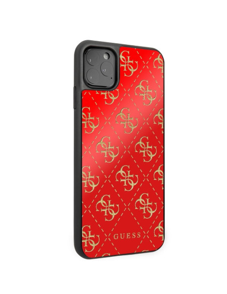 ETUI ORIGINAL Hardcase GUESS GUHCN654GGPRE iPhone 11 Pro Max ROUGE