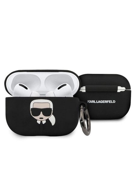 Coque ORIGINAL KARL LAGERFELD KLACAPSILGLBK Apple Airpods Pro black