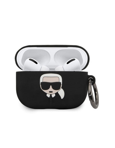 Coque ORIGINAL KARL LAGERFELD KLACAPSILGLBK Apple Airpods Pro black