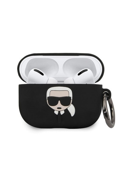 Coque ORIGINAL KARL LAGERFELD KLACAPSILGLBK Apple Airpods Pro black