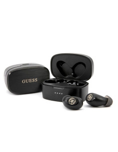 Écouteurs Bluetooth stereo TWS GUESS V5.0 4H MUSIC TIME GUTWSJL4GBK avec docking station