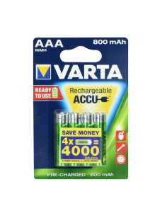 RECHARGEABLE ACCU VARTA R3 800 mAh (promo 3+1) ready 2 use