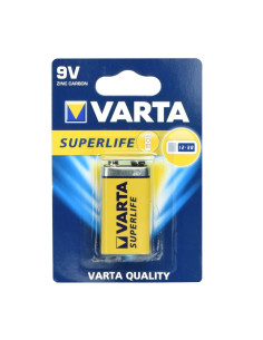 PILE ZINC CARBON VARTA 9V 1 pcs Superlife