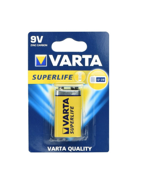 PILE ZINC CARBON VARTA 9V 1 pcs Superlife