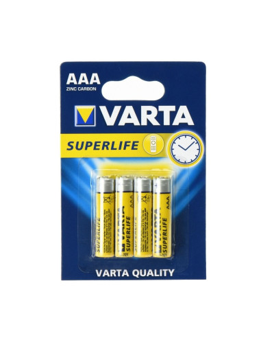 PILES ZINC CARBON VARTA R3 (AAA) 4 pcs Superlife