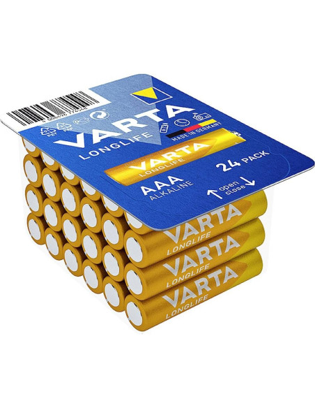 VARTA R3 (AAA) Pile alcaline longue durée 24 pcs.