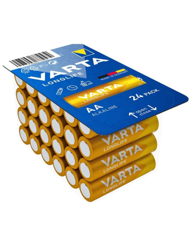 VARTA R6 (AA) Pile alcaline longue durée 24 pcs.