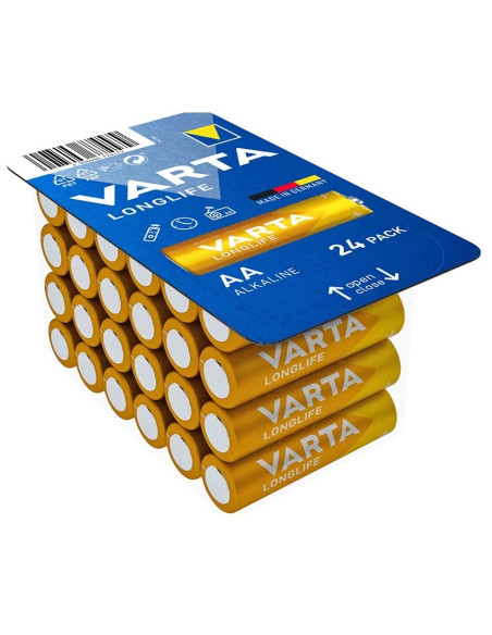 VARTA R6 (AA) Pile alcaline longue durée 24 pcs.
