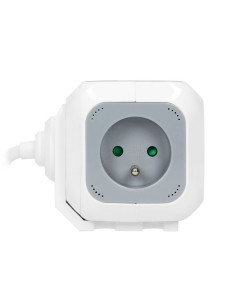 Cube d'extension 4x2P+Z, 2xUSB, 1,4m blanc-gris (OR-AE-13144) 2