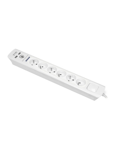 Bloc multiprises 6x2P+Z,2xUSB,3x1.0 3m blanc (OR-AE-13163/3M)