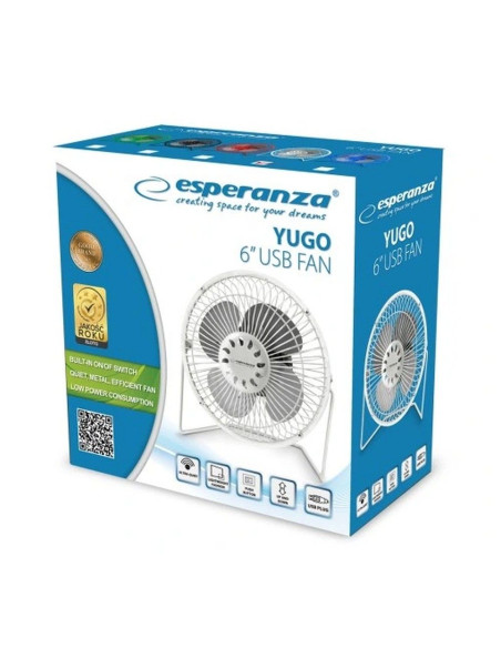 Ventilateur portable alimenté par USB / ventilateur A blanc