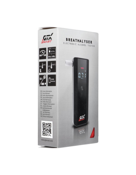 Ethylotest à semi-conducteurs GTX SMART noir