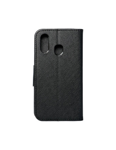 Etui Fancy Book pour SAMSUNG A40 noir