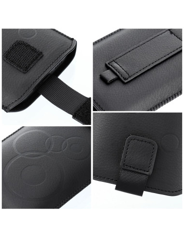 Deko Universal Coque - pour Nokia C5/E51/E52/515/Samsung S5610 noir