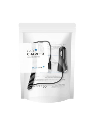 CHARGEUR VOITURE MICRO USB 2A BLUE STAR
