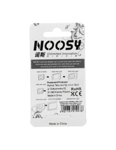 Kit d"adaptateurs Nano Sim/Micro,Micro Sim et Nano/Sim (NOOSY 3en1) 2