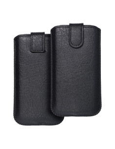 Coque universelle en cuir Kora 2 - pour Samsung S10/Note 10/J3 2017 /Sony Xperia Z3/Z4/Z5 Huawei P30/P9/P9 Lite noir