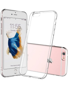Coque BACK CASE Ultra Slim 0,3mm pour IPHONE 6/6S TRANSPARENT