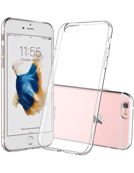 Coque BACK CASE Ultra Slim 0,3mm pour IPHONE 6/6S TRANSPARENT