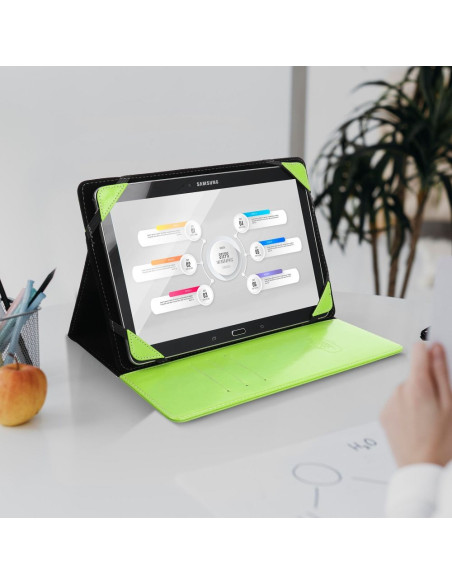 Etui universel Blun pour tablette 7" limette (UNT)