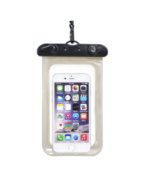 Etui imperméable universel avec fermeture en plastique NOIR