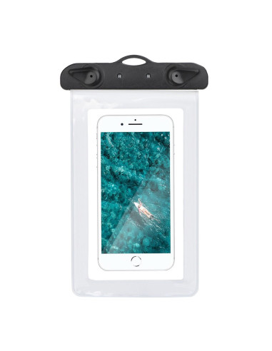 Etui imperméable universel avec fermeture en plastique BLANC