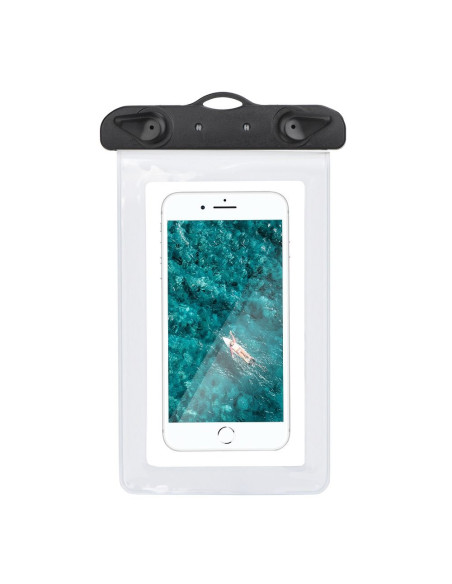 Etui imperméable universel avec fermeture en plastique BLANC