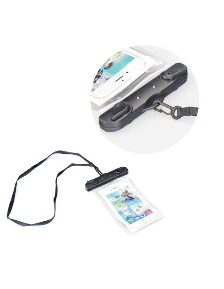 Etui imperméable universel avec fermeture en plastique BLANC