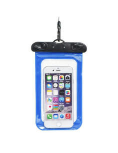 Etui imperméable universel avec fermeture en plastique BLEU