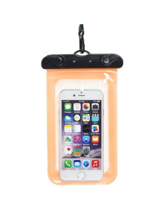 Etui imperméable universel avec fermeture en plastique ORANGE