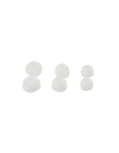 GOMMESS POUR LES OREILLETTES (3 DIMENSIONS DANS LE PAQUET) blanc
