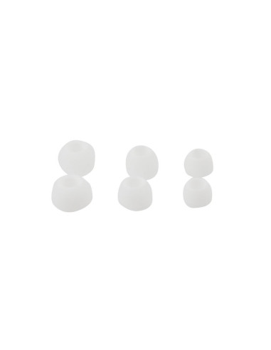 GOMMESS POUR LES OREILLETTES (3 DIMENSIONS DANS LE PAQUET) blanc