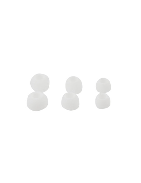 GOMMESS POUR LES OREILLETTES (3 DIMENSIONS DANS LE PAQUET) blanc