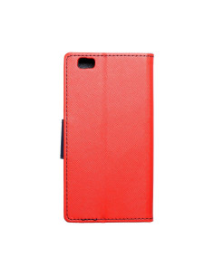 Etui Fancy Book pour HUAWEI P8 Lite rougepourbleu marine 2