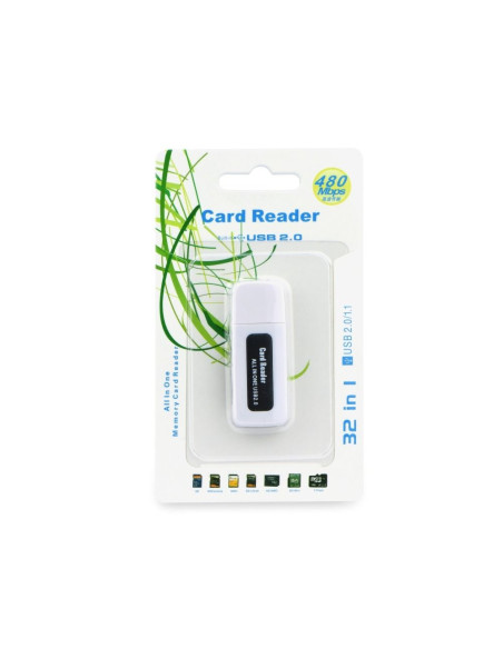 LECTEUR CARTE MEMOIRE SDHC/SD / MMC / RS-MMC / Mini-SD(adapteur) / Micro SD(adapteur) / TF((adapteur) / XD / MS / MS DUO / MS PR