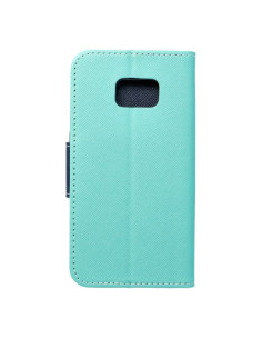 Etui Fancy Book pour SAMSUNG Galaxy S7 (G930) menthe pour bleu marine 2