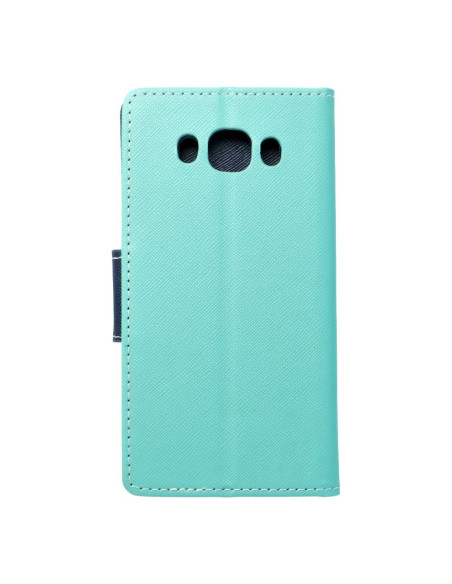Etui Fancy Book pour SAMSUNG Galaxy J5 2016 menthe pour bleu fonce