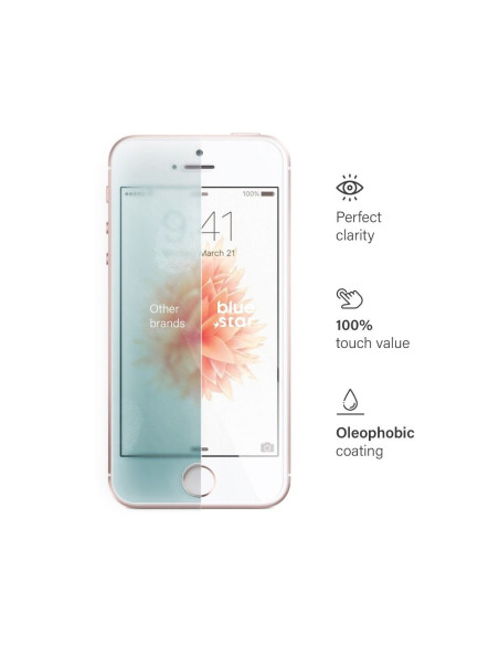 VERRE TREMPE Blue Star- APP IPHO 5SE