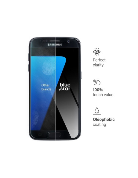 VERRE TREMPE Blue Star- SAM (SM-G930) Galaxy S7